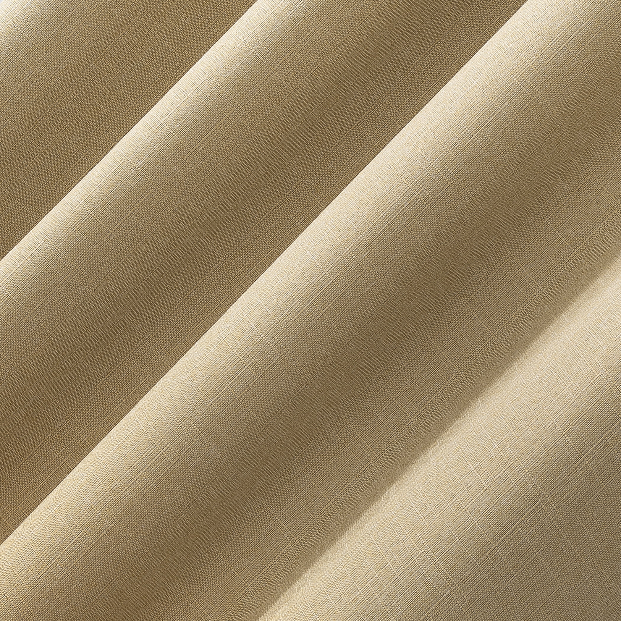 Sun Zero Channing Grid Texture Draft Shield Fleece Insulated 100% Blackout Grommet Curtain Panel, 50X63, Soft Gold