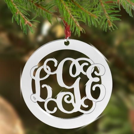Personalized Silver Tone Monogram Christmas Ornament - Walmart.com Personalized Silver Tone Monogram Christmas Ornament - Personalized Silver Tone Monogram Christmas Ornament - Walmart.com