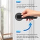 thumbnail image 5 of Cerradura de puerta inteligente con huella dactilar, perilla de puerta con Bluetooth sin llave, cerradura de puerta con palanca biométrica con desbloqueo por huella dactilar/llave para el hogar, hotel, 5 of 9