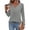 *Gray, variant on Coorders Women's Tunic Tops, Long Sleeve Basic Pleated Dressy Tops ,Black,Size L