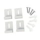 thumbnail image 5 of 4 Piezas Clips de Espejo Perfecl Acero Inoxidable Kits de Colgador de Montaje en Pared, 5 of 8