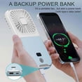 thumbnail image 3 of Portable Fan, Portable Mini Fan, Handheld Fan, 4 Speed Small Personal Fan, Pocket Fan, 180 Rechargeable Quiet USB Fan for Outdoor, Travel, 3 of 5