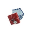 thumbnail image 4 of Red Blue Snowman String Tag Square Gift Box,3.15 in x 3.15 in x 3.15 in,by Holiday Time, 4 of 4