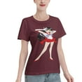 thumbnail image 2 of Women's Basic Short Sleeve T-Shirt Sailor Moon Rei Hono, 2 of 6