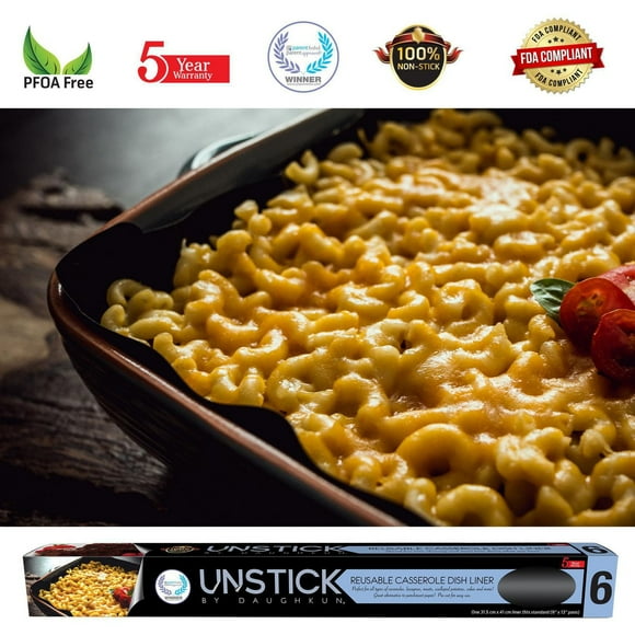 Doublure réutilisable pour plat de cuisson au four UNSTICK