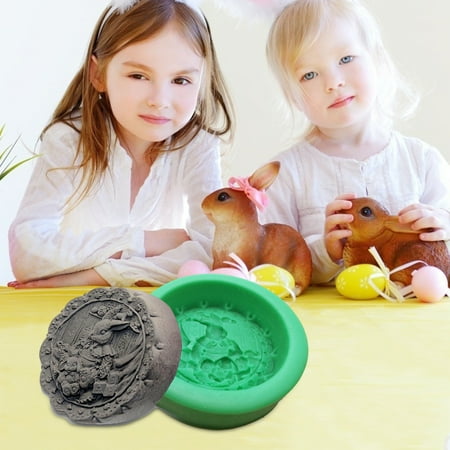 

Dolked Easter Rabbit Silicone Fondant Mold Mousse Cake Decorating Mould
