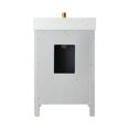 thumbnail image 4 of Shannon 24" Single Sink Bathroom Vanity White Stone Top in Gray No Mirror, 4 of 9