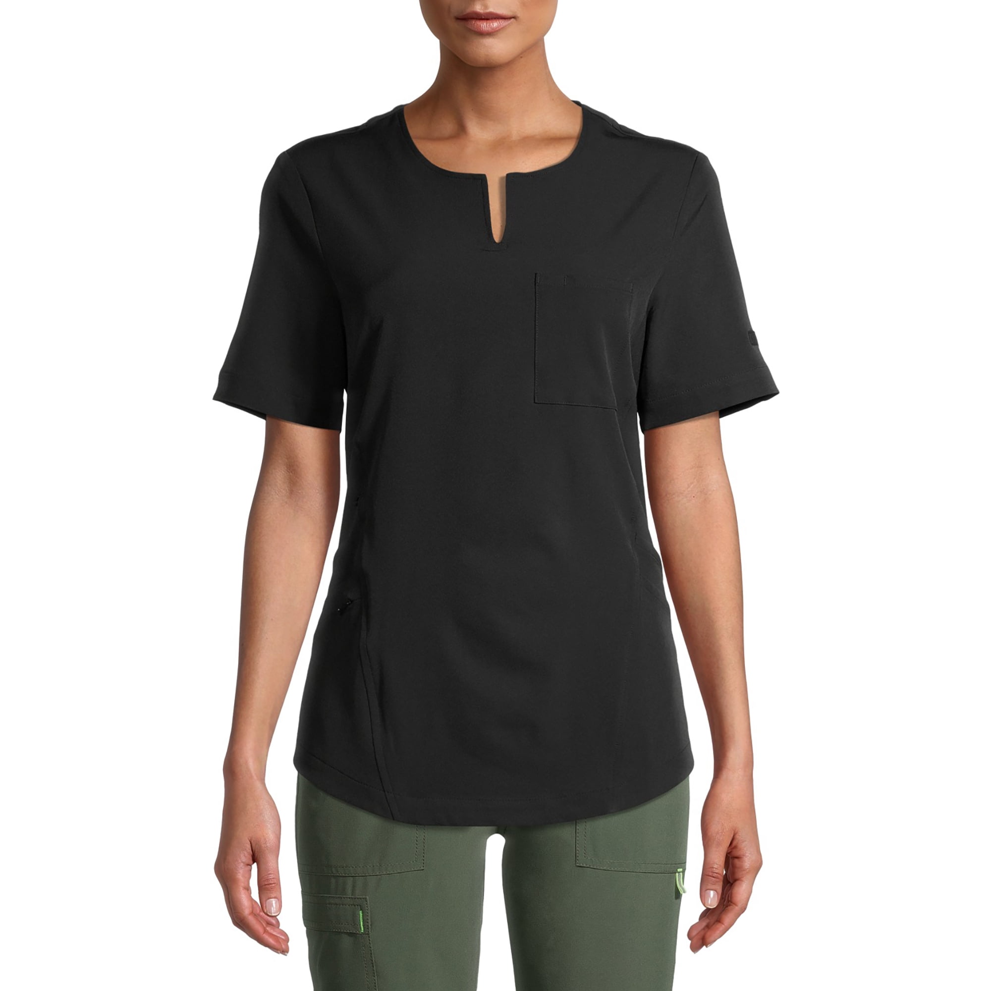 ClimateRight by Cuddle Duds Women's Scrub Top