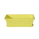 thumbnail image 1 of Resina rectangular maceta de drenaje agujero vegetal plantador de flores hogar jardín bandeja de planta amarillo 44x19x14cm 3 Piezas Inevent HA6722-07B, 1 of 6