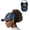 Classic Denim NY, Classic Denim NY, variant on Backless Satin Lined Cap, Silky Satin Interior Baseball Hat, Breakage Protection, Anti Friction, Curls, Braids, & Puffs (Black/Silver Love, Black/Silver Love)