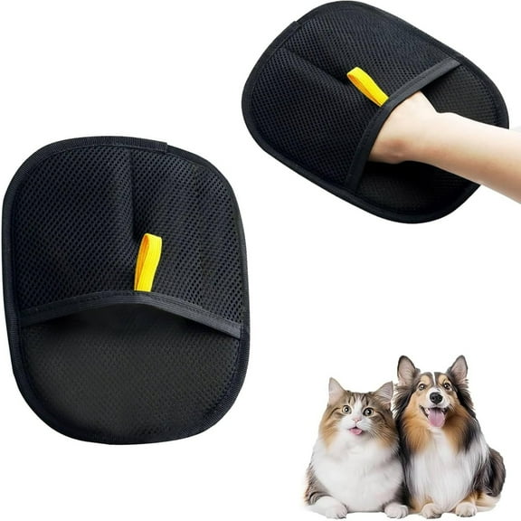 Magic Brush Pet Hair Remover, Electrostatic Gloves Pet Hair, Pets Hair Remover Electrostatic Gloves, Pets Hairs Removal Glove, Reusable & Washable