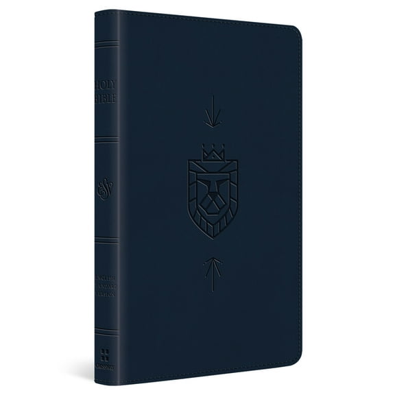 ESV Kid's Bible, Thinline, Red Letter (Trutone, Dark Blue, Lion of Judah Design), (Hardcover)