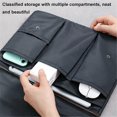 thumbnail image 4 of 16 inch Laptop Case Multi-Layer Nylon Waterproof Shockproof Notebook Sleeve Bag Black, 4 of 5