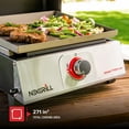 thumbnail image 7 of Nexgrill Daytona 1-Burner Portable Gas Griddle with Built-In Lid, 12,000 BTUs, 271 SQ In Cooking Space, Small Tabletop Propane Griddle for Outdoor Cooking, Camping, BBQs, and Parties - 820-0081, 7 of 7