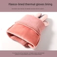 thumbnail image 4 of Guantes para exteriores con pantalla táctil para hombres y mujeres, de otoño e invierno, con forro polar, resistentes al viento, cálidos y de terciopelo, bonitos guantes de ciclismo para deportes, 4 of 5