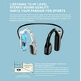 thumbnail image 4 of Open Ear Bone Conduction Headphones, Earphone Wireless 5.2 Bluetooth Headphones Outdoor Open-Ear Bluetooth Sport Headset Stereo Earbuds Wireless Sweat Resistants Earphone Sports Headset Microphone, 4 of 6