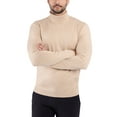 thumbnail image 4 of X RAY JEANS Mens Turtleneck Sweater Pullover, Oatmeal, S, 4 of 10