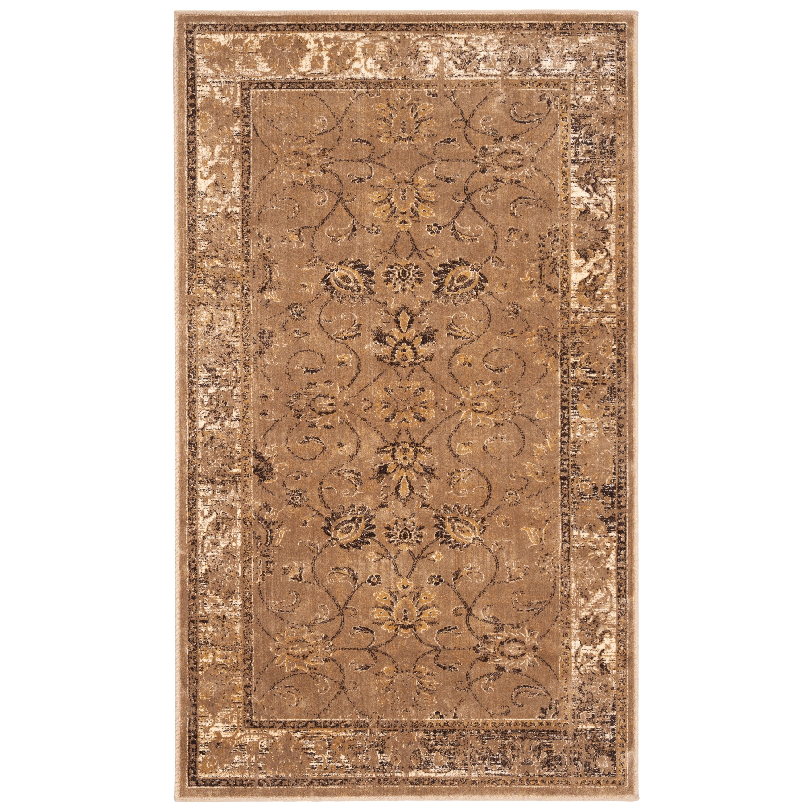 Safavieh Helve Vintage Distressed Boho Oriental Area Rug Taupe/Beige 4