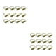 thumbnail image 4 of Advancent 12 Pieces Home Restaurant Leaf Shaped Ring Portable Ceremony Rhinestone Napkins Napkin Decoration Ornament Banquet Oro 2piezas, 4 of 6