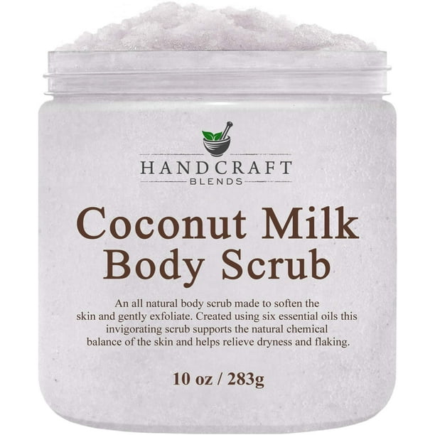 Handcraft Coconut Milk Body Scrub All Natural Made With Dead Sea