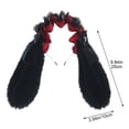 thumbnail image 3 of Jiibva Japanese Bowknot Plush Bunny Hair Hoop Ribbon Lace Lolita Rabbit Ears Headband Furry Cute Cosplay Hair Bands Head Accessories, 3 of 7
