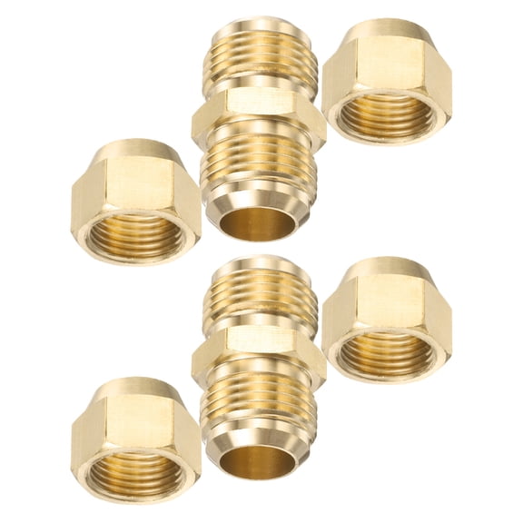 12mm Copper Pipe Extension Joint Connectors, 2Pcs Free Welding Fittings