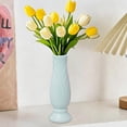 thumbnail image 6 of Plastic Flower Vase, Tall Bud Vase for Wedding Decor Small Unbreakable Bouquets Vase for Living Room Wedding Table Flowers Decor, 8.3in, 6 of 6