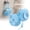 Blue-2pack, variant on 2 Pack Silicone Shower Steamer Tray with Suction Cup, Hangable Aromatherapy Bath Bomb Holder & Draining Soap Dish for Shower Wall, Bathroom, Bedroom, Living Room - Reusable, Easy to Clean.