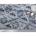 thumbnail image 3 of Soimoi polyester Crepe Fabric Argyle Geometric Print Sewing Fabric Yard 52 Inch Wide, 3 of 3