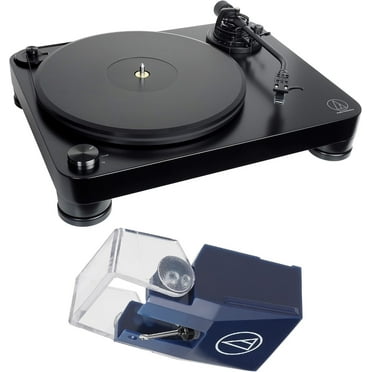Audio Technica AT-LP7 2-Speed Fully Manual Belt Drive Turntable with an Audio Technica VM520EB-H Dual Moving Magnet Cartridge and Headshell (2018)
