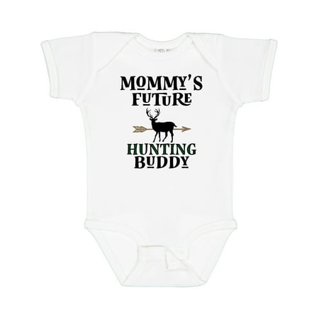 

Inktastic Mommy Hunting Buddy Archery Boys or Girls Baby Bodysuit
