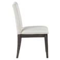 thumbnail image 3 of Steve Silver Evan 5-Piece 78-96" Dining Table Set with White Linen-Look Chairs, 3 of 7