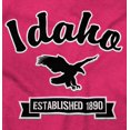 thumbnail image 2 of Idaho Cute Bald Eagle Souvenir Plus Size Crewneck Graphic Tee Shirt Brisco Brands 2X, 2 of 3