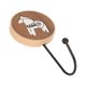thumbnail image 2 of Ganchos de madera de animales bonitos, ganchos de madera pulidos de fuerte adherencia de dibujos animados, ganchos de pared para dormitorio, cocina, poni, 2 of 5
