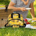 thumbnail image 2 of Herdesigns Bee Insulated Lunch Bag for Women Men Adults Large Reusable Lunch Box Yellow Bees Leakproof Cooler Tote Bags with Adjustable Shoulder Strap, 2 of 7