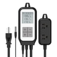 thumbnail image 1 of Riwcyla Wifi Digital Controller Heating Cooling Outlet Smart Reptile APP Remote Control Controlling System for Home,brew Incubation Breeding Aquarium Greenhouse, 1 of 6