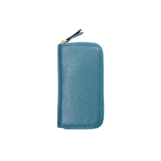 Minnieouse Funda de cuero para llaves, tarjetero, monedero con cremallera, billetera, soporte Universal, bolsa Premium, multifuncional para Type6 NO6