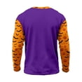 thumbnail image 4 of Yuncity Kids T-Shirts Boys Girls Halloween Letter Graphic Print Raglan Long Sleeve Tees Fall Casual Outdoor Holiday Tops Size 4-5 Years, 4 of 4