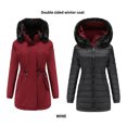 thumbnail image 2 of Long Winter Coats for Women Dressy Warm Extreme Cold Weather Outwear Pocket Loose Thermal Heavy Parka- Jacket, 2 of 4