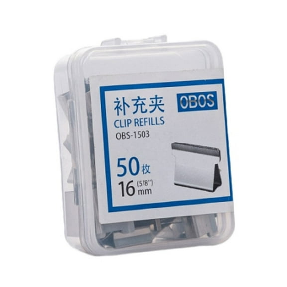 Handheld Paper Clip Clamp Dispenser 40-50 Sheets Capacity No Damage Binding, Reusable Metal Paper Clamps File Clip Clamp