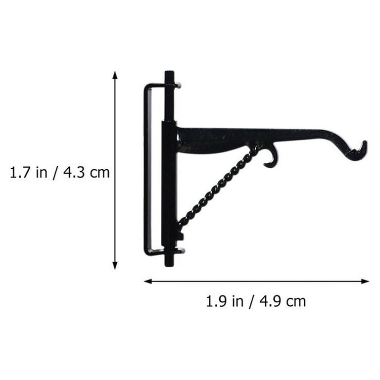 4Pcs Vivid Miniature Hanger Pretty Mini Hooks Iron Hooks for Dollhouse
