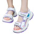 thumbnail image 3 of Xijirk Kids Flat Sandals Sports Sandals Athletic Sandals Casual Walking Sandals Soft Sole Outdoor Beach Sandals,Size 1.5, 3 of 6