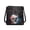 Colorful Skull Black Cat, variant on Neon Smoke Skull Goth Crossbody Purse Crossbody Bag for Women Medium Size Leather Sling Handbag with Adjustable Strap for Travel Shopping