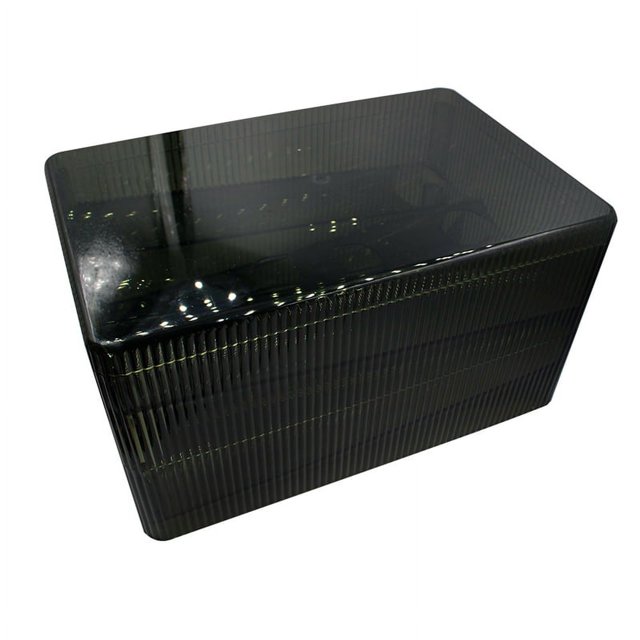 Huevera rodante para refrigerador, organizador de 24 huevos de doble pista para refrigerador, caja de almacenamiento con tapa A