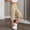 🔥 Khaki_New, variant on Gifts Dianli Casual Half Shorts Women's Solid Color Elastic Waist Back Panel Pocket Button Zipper Front Comfortable Five Quarter Casual Pants Workwear Half Shorts