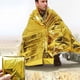 thumbnail image 1 of Penkiiy 82 * 63 en Mantas térmicas de emergencia, Kit de supervivencia de manta espacial Manta de campamento, perfecta para exteriores, senderismo, supervivencia, bolsa de escape, 1 of 4