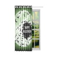 thumbnail image 2 of MKHERT Halloween Night with Bats Window Curtain Living Room,Bedroom Window Drapes 52x84 inch, 2 of 2