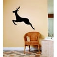thumbnail image 1 of Custom Designs Moose Deer Buck Jumping Animal Hunting Hunter Man Gun Boys Kids Bed Room Sports 8 X 8", 1 of 1