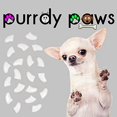 thumbnail image 4 of Protectores para uñas de perro Purrdy Paws talla extragrande blancos, paquete de 20, 4 of 6