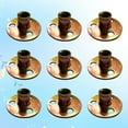 thumbnail image 1 of GOOHOCHY 10Pcs Threaded Insert Nuts Golden Metal Load-bearing Threads for DIY Projects, 1 of 6